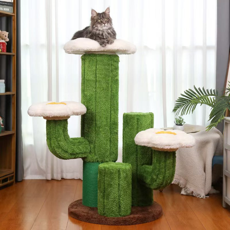Cat tree, cactus style